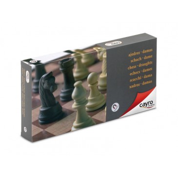Μαγνητικό Σκάκι και Ντάμα 32x32cm Cayro 455