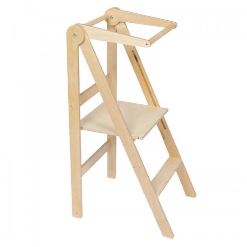 Montessori Helper Tower Βοηθός Κουζίνας Πτυσσόμενος Natural Leg&go HTF-02-NT