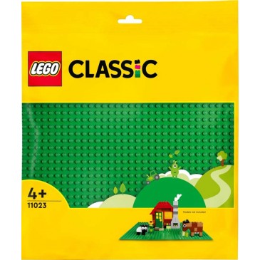 Green Baseplate Classic Lego 11023