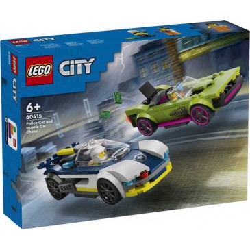 Police Car & Muscle Car Chase City Lego 60415