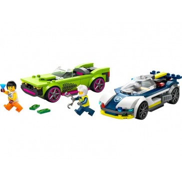 Police Car & Muscle Car Chase City Lego 60415