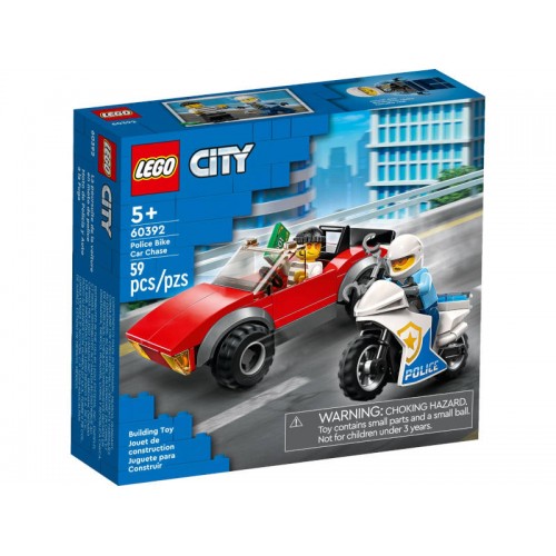 Police Bike Car Chase City Lego 60392