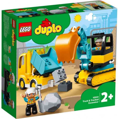 Truck & Tracked Excavator Duplo Lego 10931