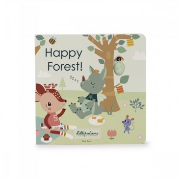 Βιβλιαράκι αφής & ήχων Happy Forest Lilliputiens 83475