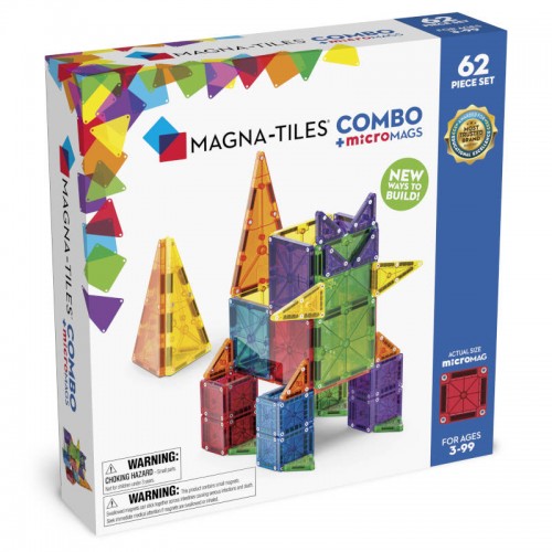 Μαγνητικό Παιχνίδι 62τμχ Combo Magna Tiles 244062