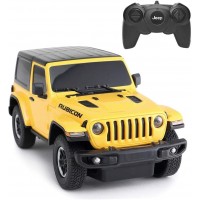 Τηλεκατευθυνόμενο Jeep Wrangler Rubicon Yellow 1:24 Rastar 79500