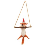 Χριστουγεννιάτικο Στολίδι Festive Fox Hanging Sass and Belle HOBXM085